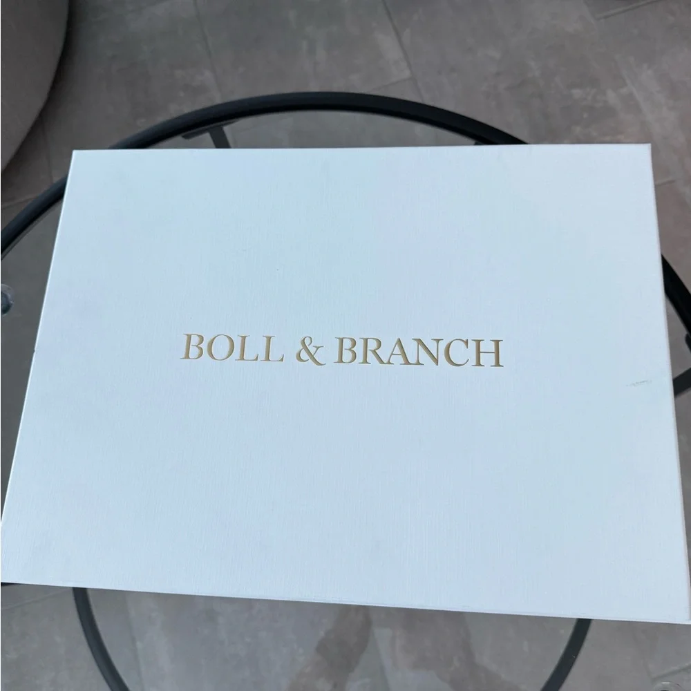 Boll & Branch NEW Signature Embellished Sheet Set King